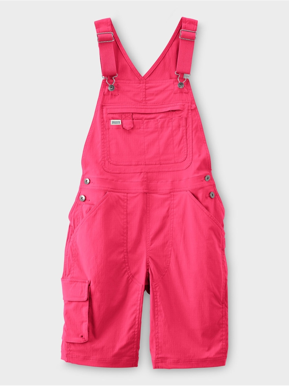 Duluth Trading Co Women's Heirloom Gardening Short Overalls XS Raspberry Pink